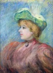 Porträt von Mademoiselle Dieterle